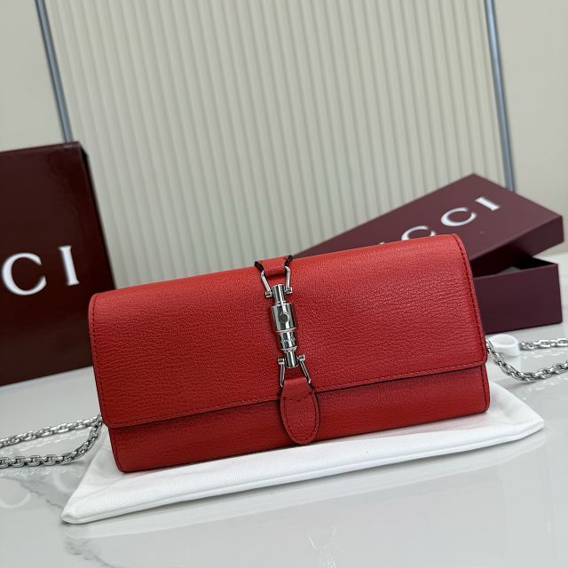 GG original calfskin jackie wallet on chain 867165