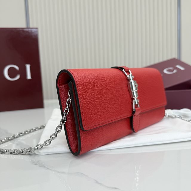 GG original calfskin jackie wallet on chain 867165