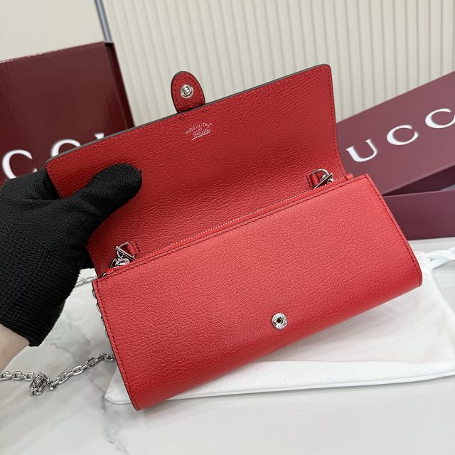 GG original calfskin jackie wallet on chain 867165