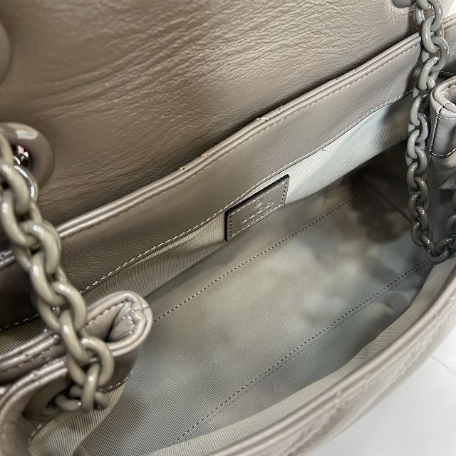 GG original calfskin marmont small shoulder bag 855371 grey