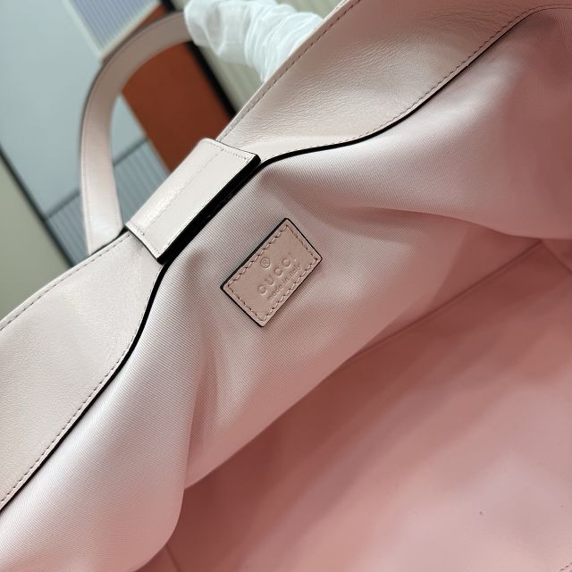 GG original calfskin marmont medium tote bag 855279 light pink