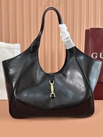 GG original calfskin mercato large tote bag 870693 black