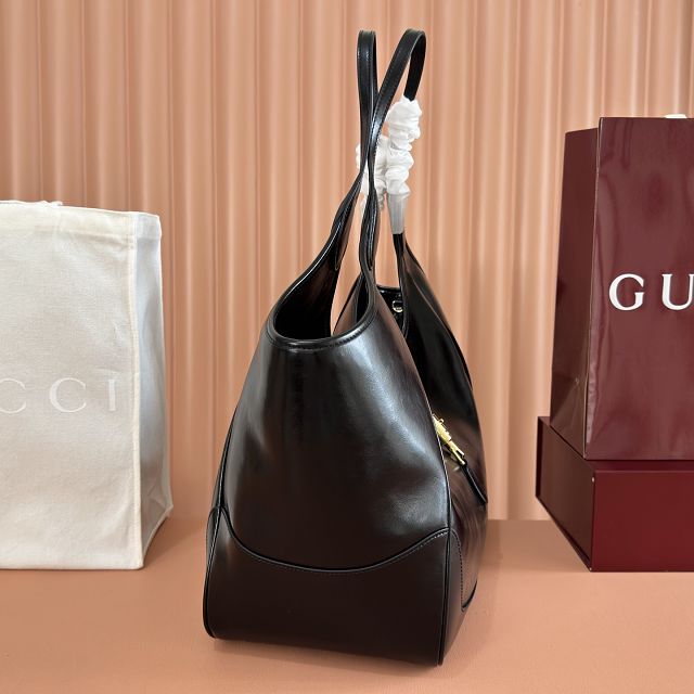 GG original calfskin mercato large tote bag 870693 black