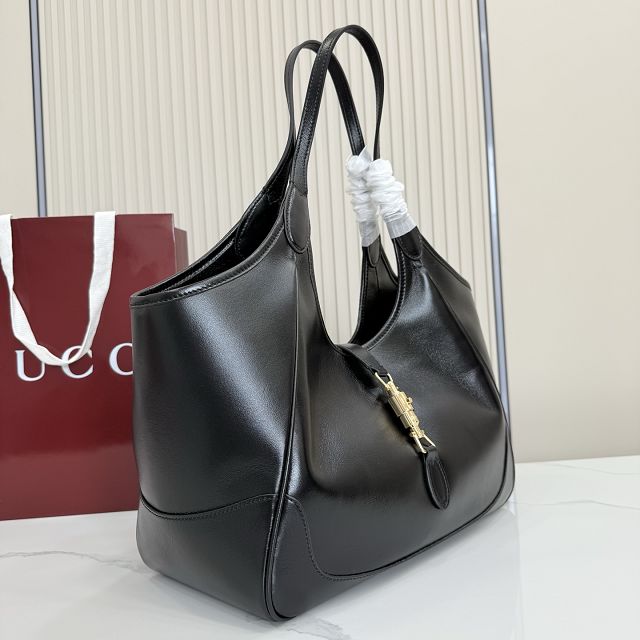 GG original calfskin mercato medium tote bag 866645 black
