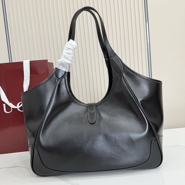 GG original calfskin mercato medium tote bag 866645 black