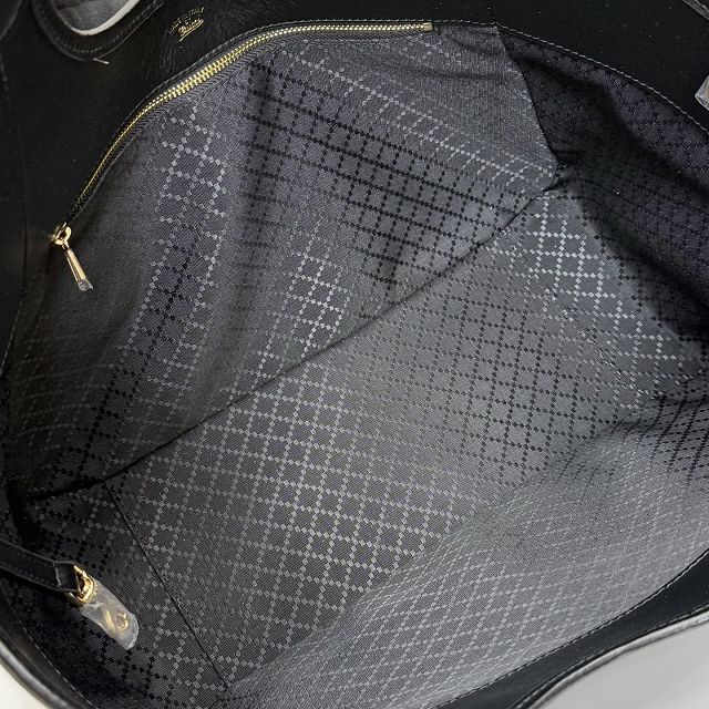GG original calfskin mercato medium tote bag 866645 black