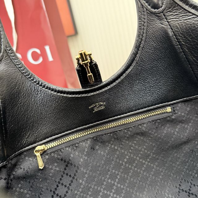 GG original calfskin mercato small tote bag 866646 black