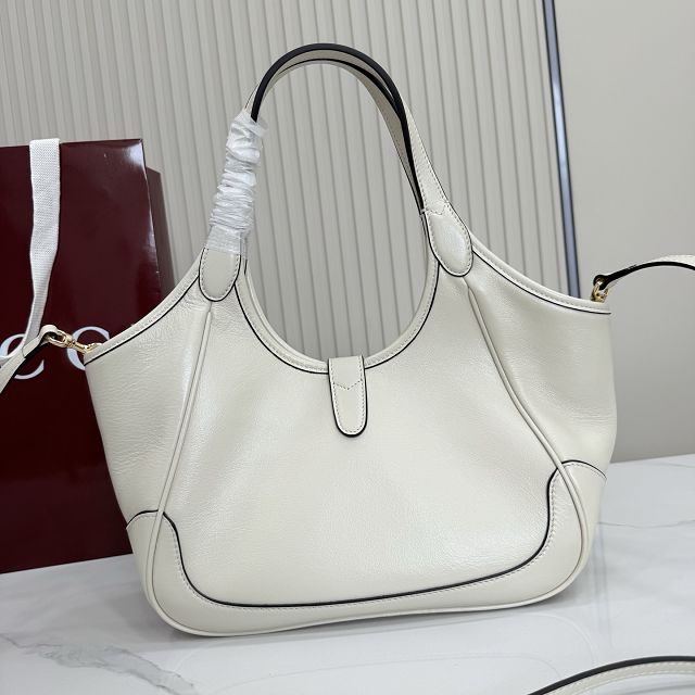 GG original calfskin mercato small tote bag 866646 white