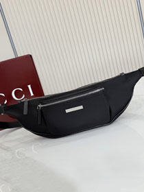 GG original canvas flatpack small belt bag A00230 black