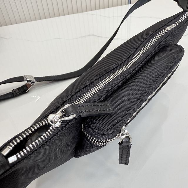 GG original canvas flatpack small belt bag A00230 black