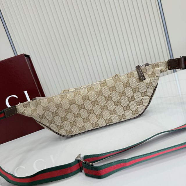 GG original canvas flatpack small belt bag A00230 sand