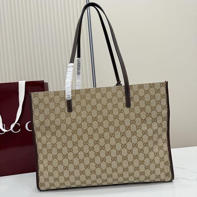 GG original canvas londra large tote bag 875056 sand