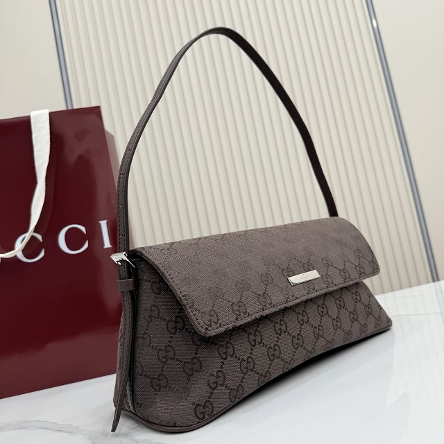 GG original canvas madison medium shoulder bag 874744 dark brown