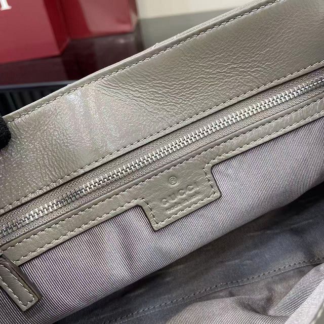 GG original calfskin marmont medium shoulder bag 850676 grey