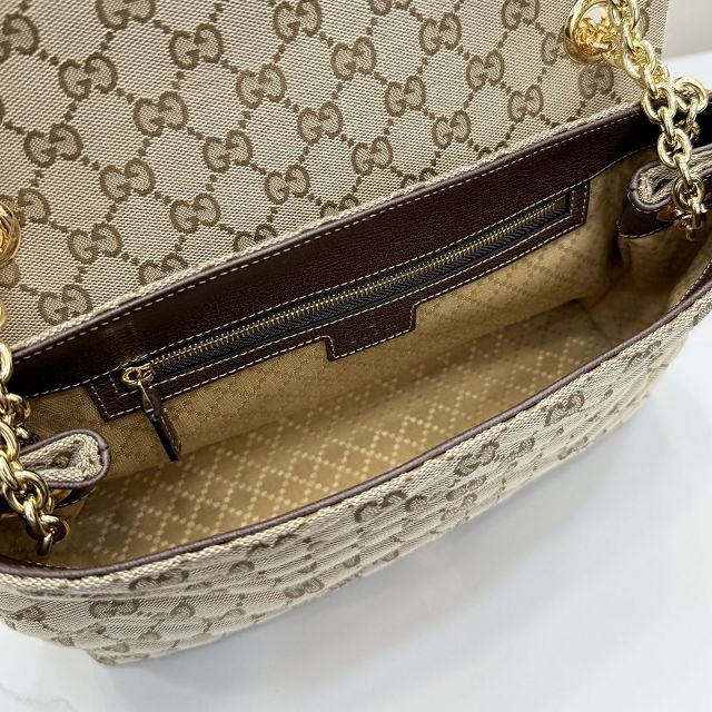 GG original canvas marmont medium shoulder bag 850676 sand