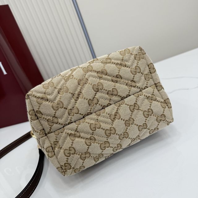 GG original canvas marmont small tote bag 855391 sand