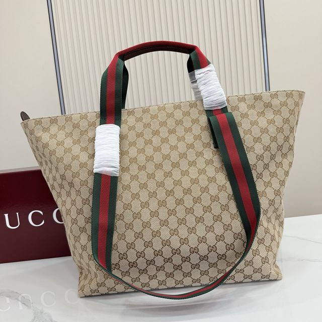 GG original canvas medium tote bag 875929 sand