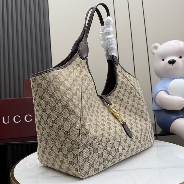 GG original canvas mercato large tote bag 870693 sand