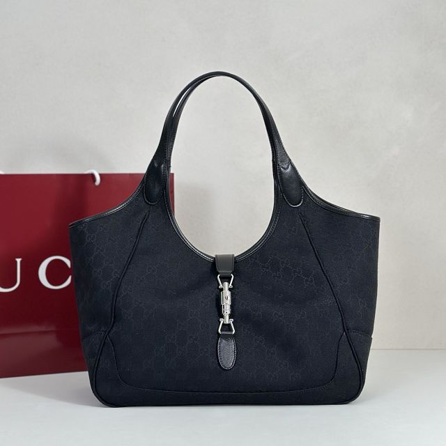 GG original canvas mercato medium tote bag 866645 black
