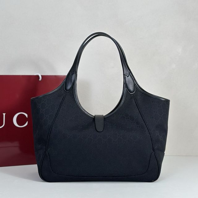 GG original canvas mercato medium tote bag 866645 black