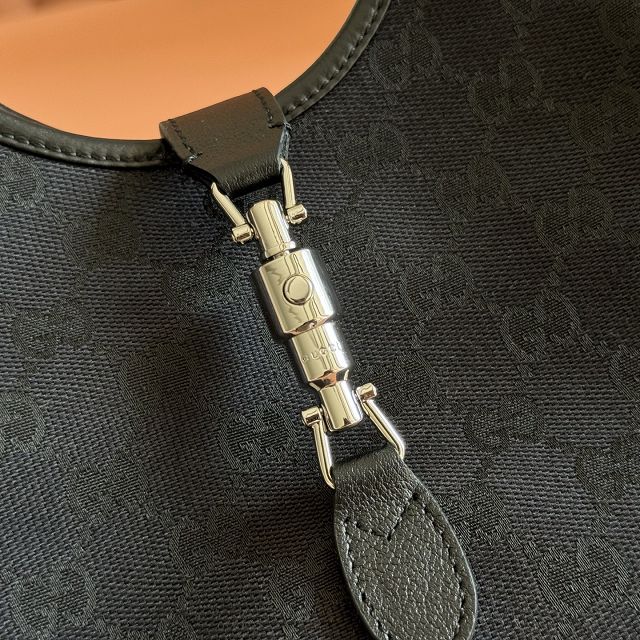 GG original canvas mercato small tote bag 866646 black