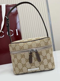 GG original canvas mini vanity case A00231 sand