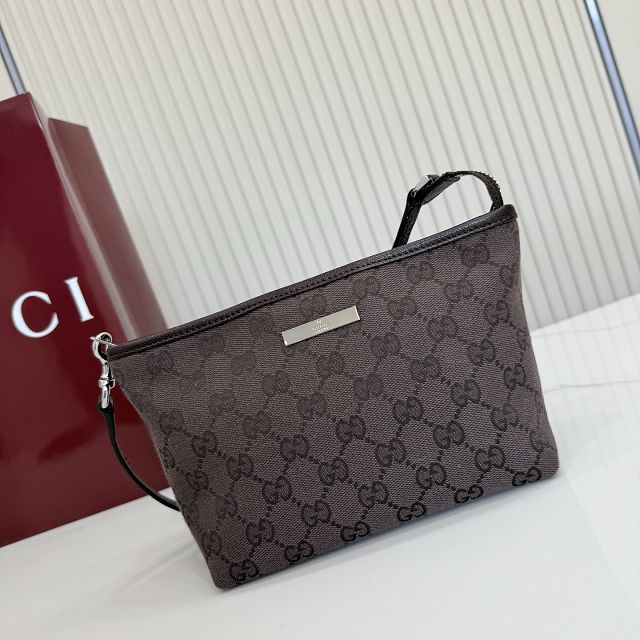 GG original canvas small pouch A0014P dark brown