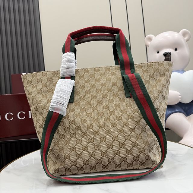 GG original canvas small tote bag 875941 sand