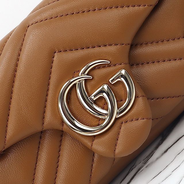 GG original lambskin marmont mini shoulder bag 841290 brown