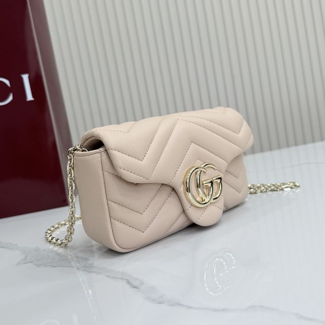 GG original lambskin marmont mini shoulder bag 841290 light pink