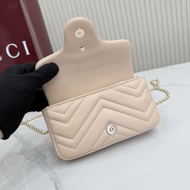 GG original lambskin marmont mini shoulder bag 841290 light pink
