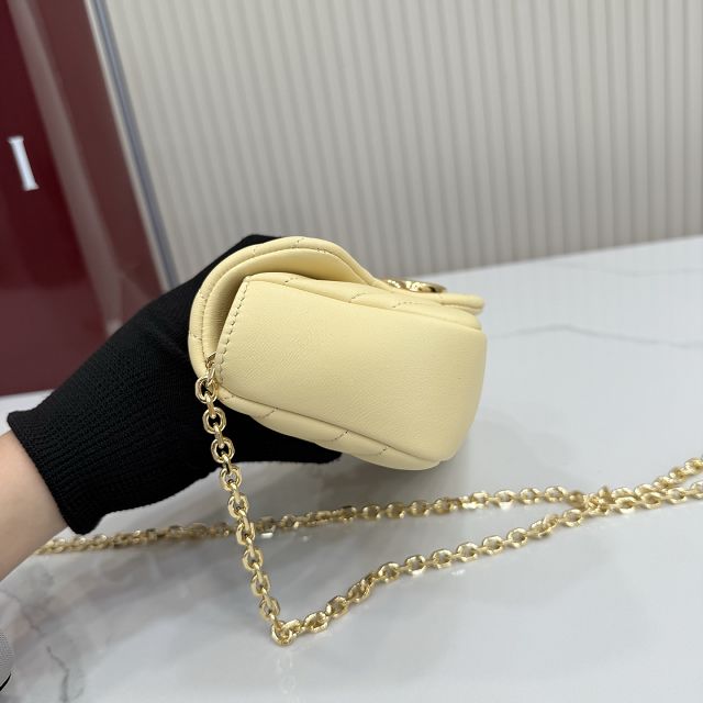 GG original lambskin marmont mini shoulder bag 841290 light yellow