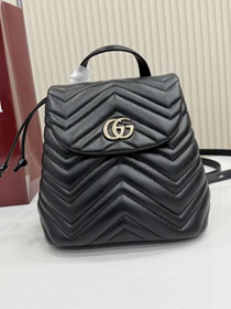 GG original lambskin marmont small backpack 855921 black