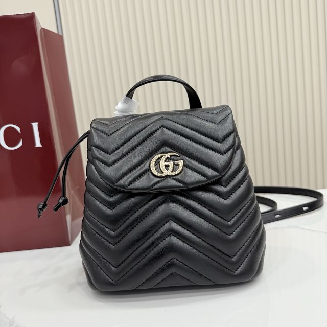 GG original lambskin marmont small backpack 855921 black