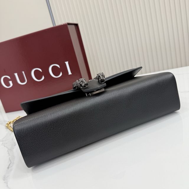 GG original calfskin dionysus medium shoulder bag 874735 black