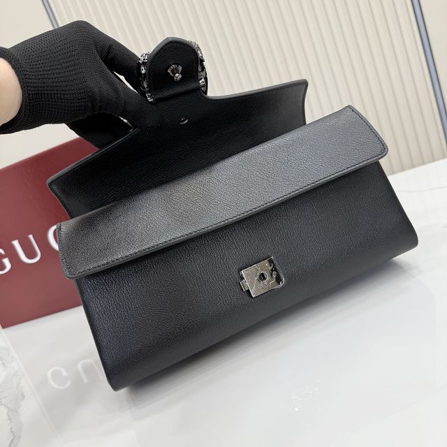 GG original calfskin dionysus medium shoulder bag 874735 black
