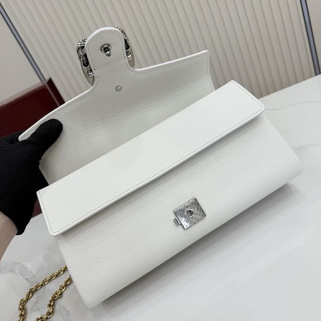 GG original calfskin dionysus medium shoulder bag 874735 white