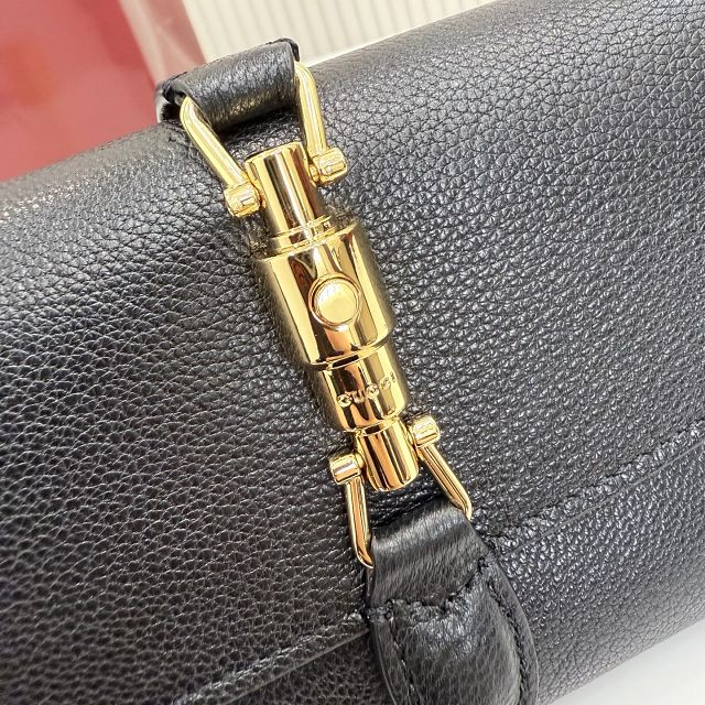 GG original calfskin jackie small shoulder bag 867156 black