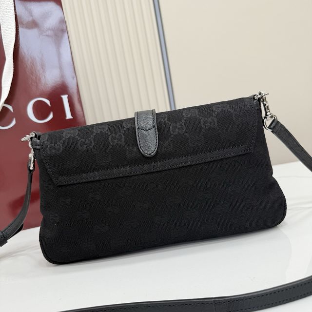 GG original canvas aperitivo medium shoulder bag 866720 black