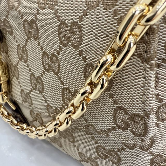 GG original canvas aperitivo medium shoulder bag 866720 sand