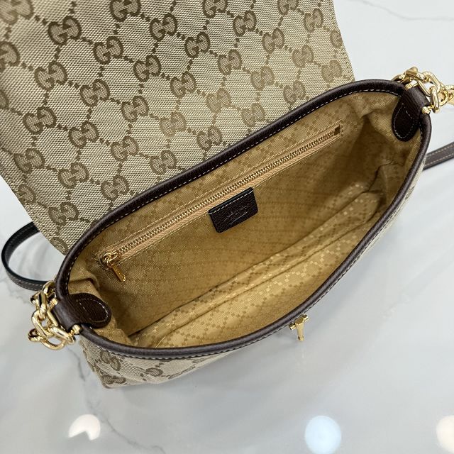 GG original canvas aperitivo medium shoulder bag 866720 sand