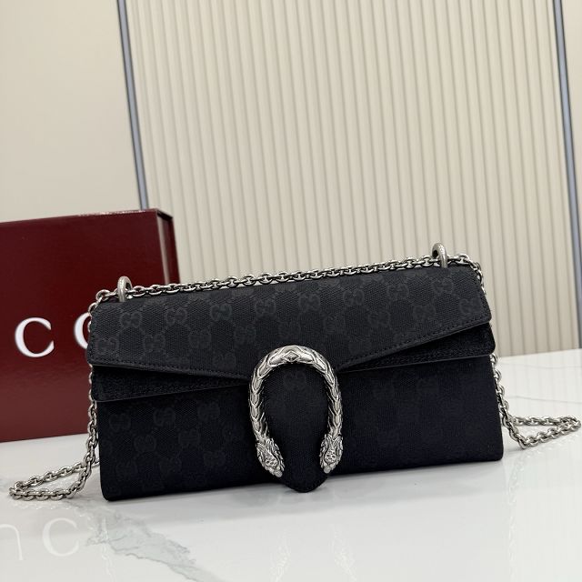 GG original canvas dionysus medium shoulder bag 874735 black