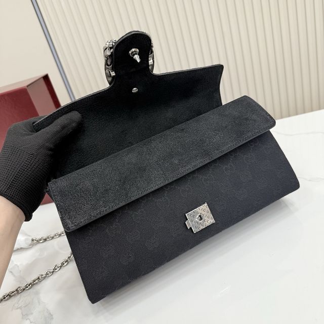 GG original canvas dionysus medium shoulder bag 874735 black