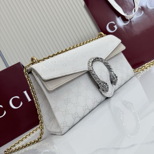 GG original canvas dionysus medium shoulder bag 874735 white