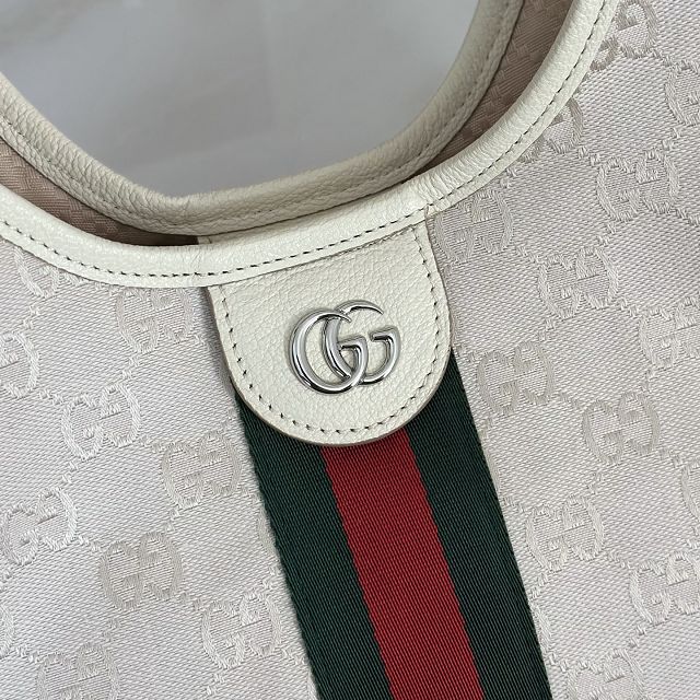GG original canvas giglio small tote bag 860845 white