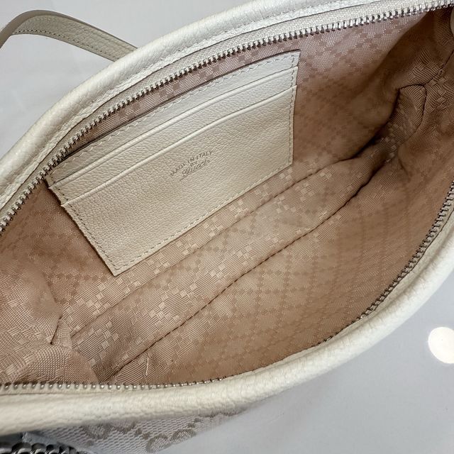 GG original canvas gossip small shoulder bag 875847 white