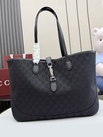 GG original canvas jackie medium tote bag 867015 black