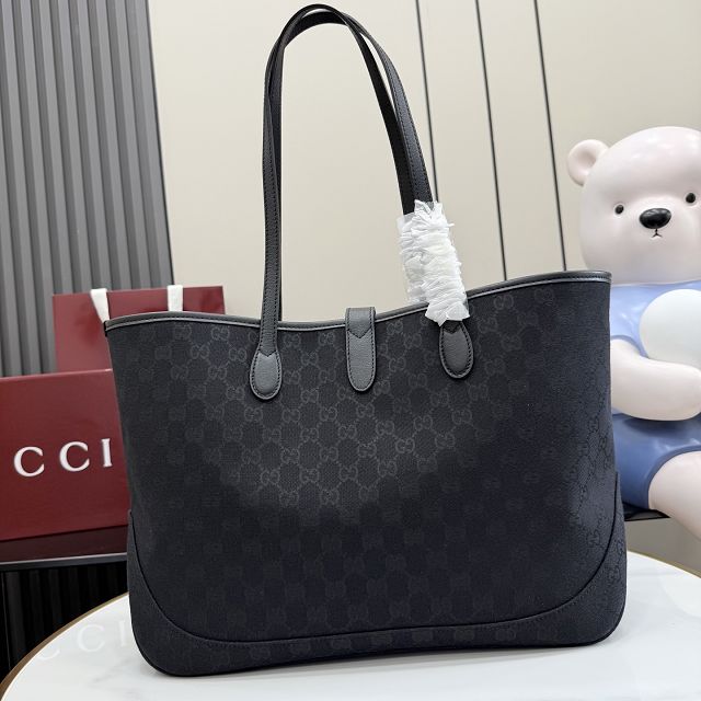 GG original canvas jackie medium tote bag 867015 black