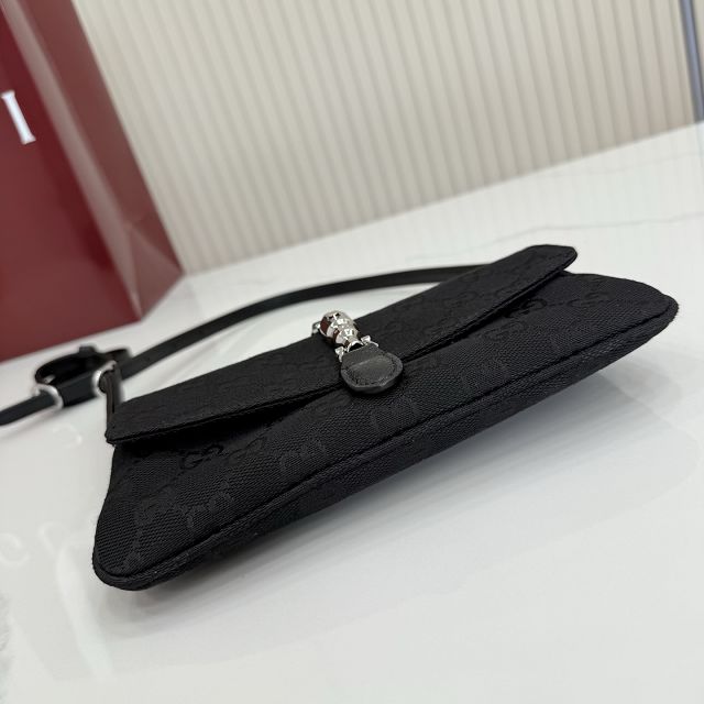GG original canvas jackie small shoulder bag 867156 black