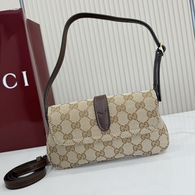 GG original canvas jackie small shoulder bag 867156 sand